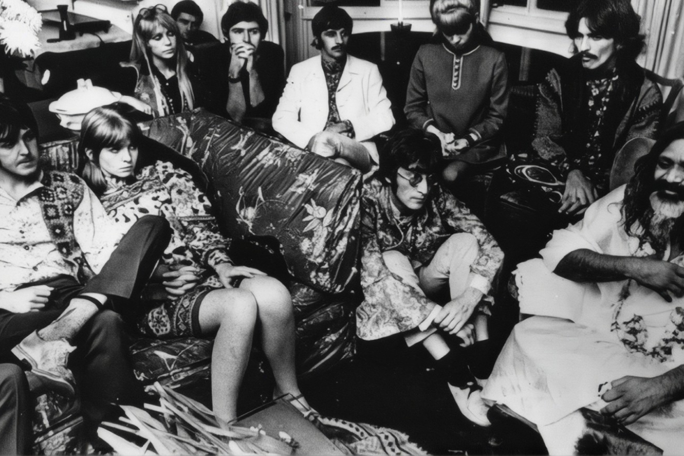 Битлз с Махариши в Ришикеше, 1968