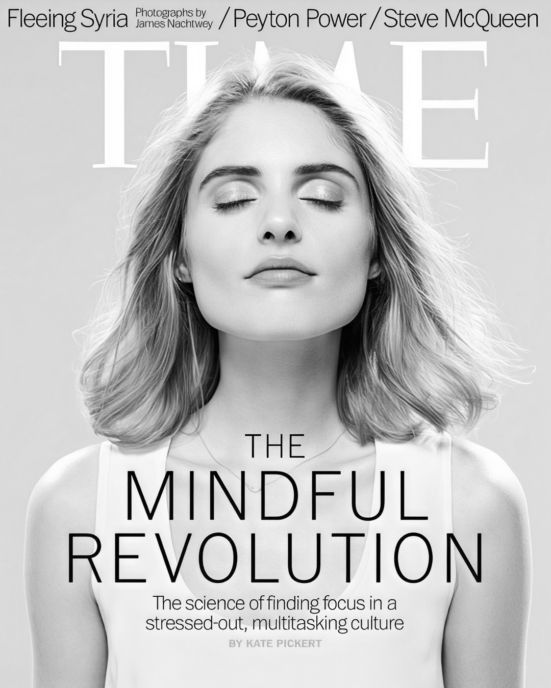 Обложка журнала Time «The Mindful Revolution», 2014
